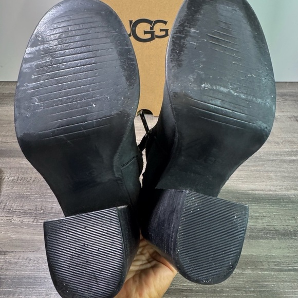 UGG Australia Pixely Mysterious Black Ankle Booties size 6/EU37 - Picture 11 of 12
